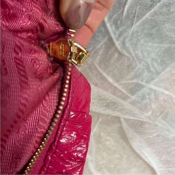 Prada Pink Leather Clutch - Picture 8 of 13